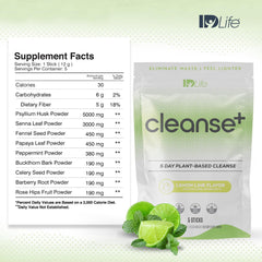 Mixing Lemon-Lime Cleanse+ powder into water