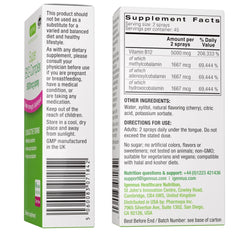 Natural cherry flavor imagery for Igennus B12 spray