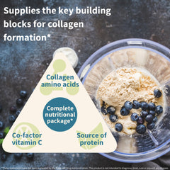 Vegan collagen building blocks with vitamin C