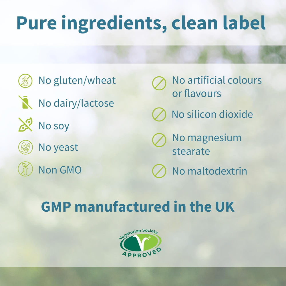 Lab verification and GMP manufacturing seal on label