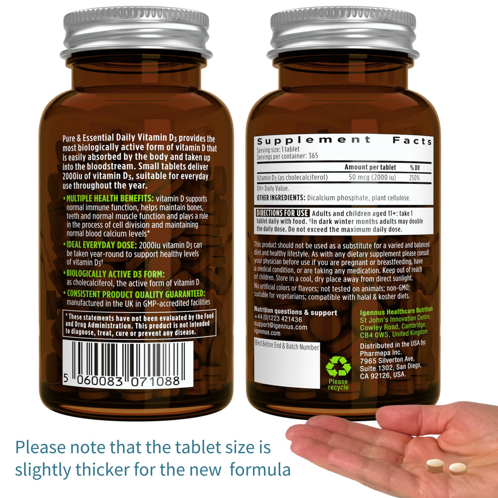 Non-GMO, hypoallergenic ingredients label