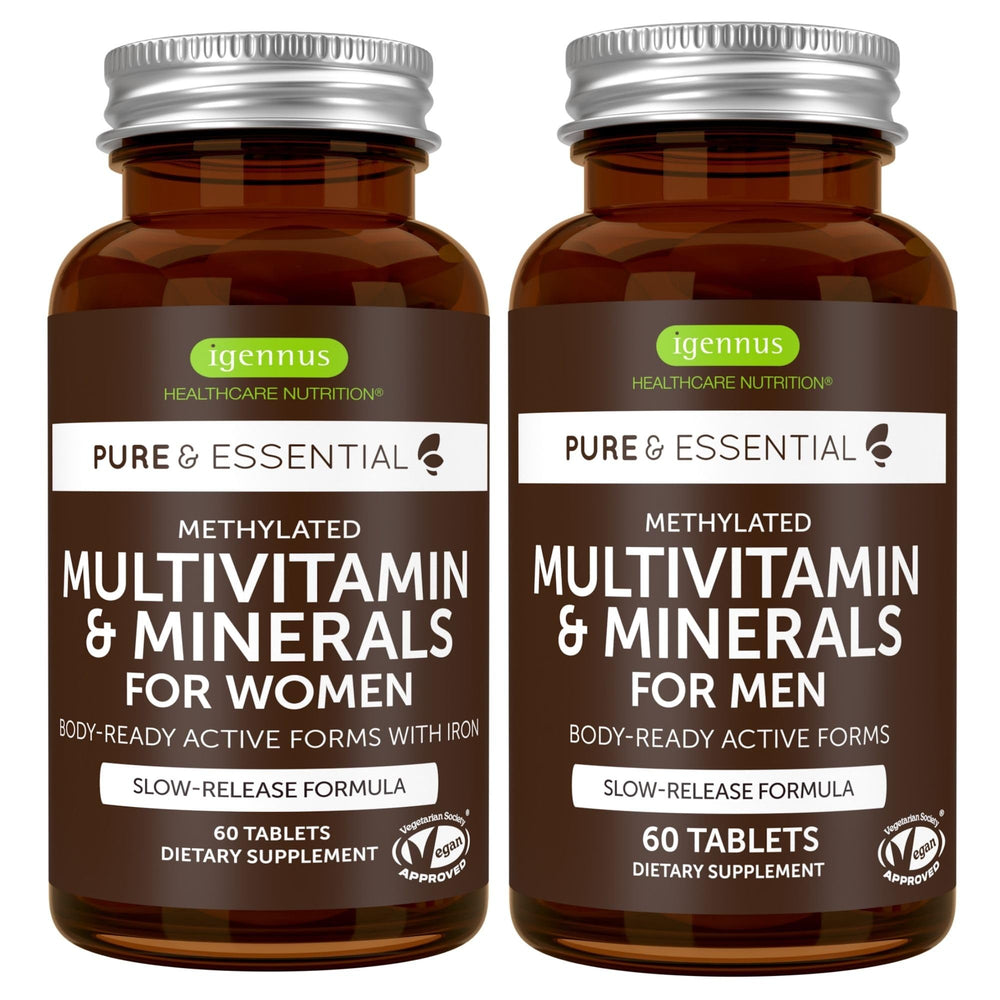 Igennus Methylated Multivitamin for Men & Women 2-Pack bottle front