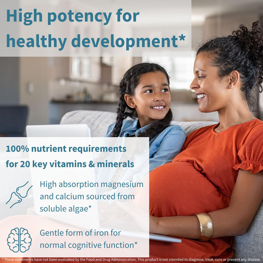Gentle iron and zinc in prenatal formula