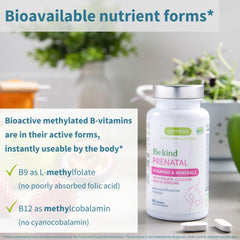Beta-carotene (vitamin A) in prenatal multivitamin