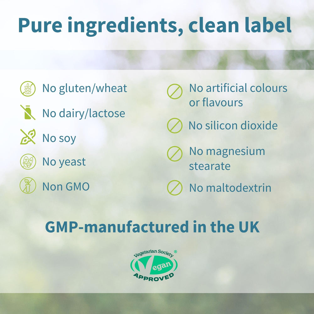 GMP certified UK manufacturing label