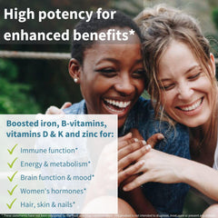 Pure and clean ingredients claim: vegan, non-GMO, hypoallergenic