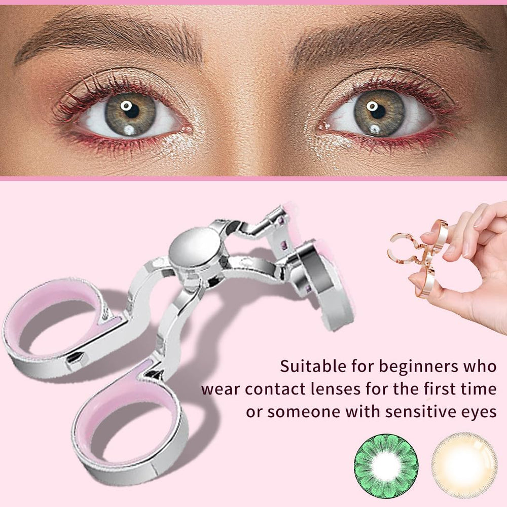 iGeyzoe green pack with contact lens wearing aids set