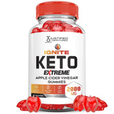 Justified Laboratories Ignite Keto ACV Gummies packaging and bottle