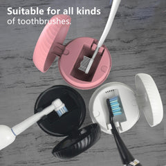 Dual-spectrum UVC+UVA inside the toothbrush sanitizer