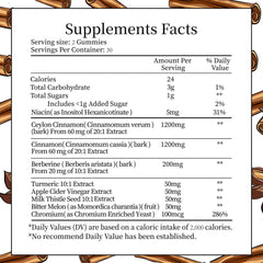 Close-up of chewable Berberine gummies