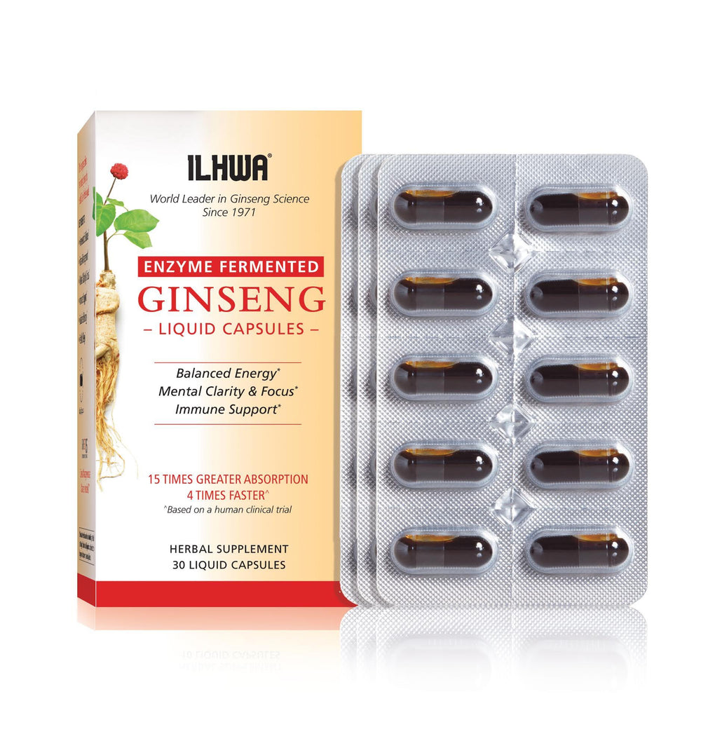 ILHWA Enzyme Fermented Ginseng capsules – 30-count