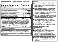 Back view of ILIOS Dexatrim Max Complex-7 bottle
