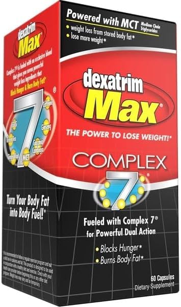 Front view of ILIOS Dexatrim Max Complex-7 bottle
