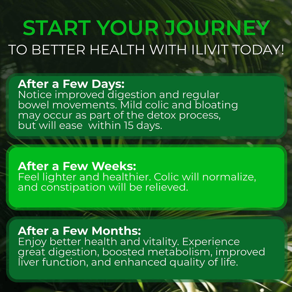 Ilivit herbal blend ingredients highlight non-GMO, sugar-free cleanse options.
