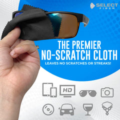 Cloth used to clean smartphone screen