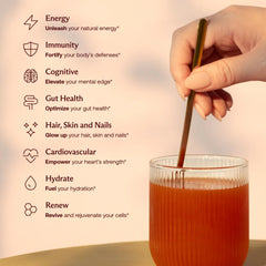 Icon set showing allergen-free, vegan, and gluten-free attributes