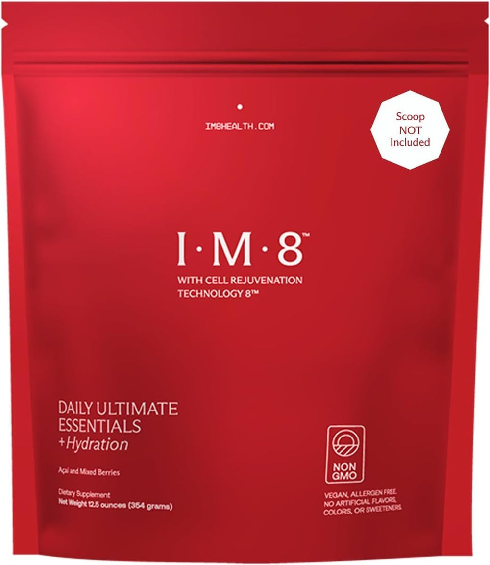 IM8 Daily Ultimate Essentials refill pouch with front packaging
