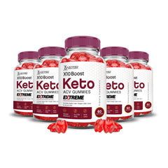 Justified Laboratories Boost Keto ACV Gummies — Vegan, Non-GMO, 1000mg ACV per Serving (5-Pack)