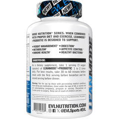 Evlution Nutrition Leanmode + Probiotic, Advanced Probiotic Capsule Supplement, 15 Billion CFUs per Serving, Digestive Support & Gut Health (40 Servings)