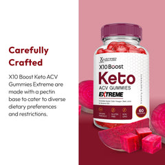 Justified Laboratories Boost Keto ACV Gummies — Vegan, Non-GMO, 1000mg ACV per Serving (5-Pack)