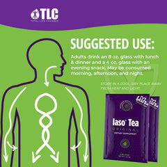 Iaso Brewed Tea (Original) – TLC Cleansing Tea & Refreshing Daily Drink | IASO, 20 Sachets