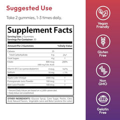 Justified Laboratories Destiny Keto ACV Gummies Extreme 2000MG – Gomitas Avanzadas de Vinagre de Manzana con Remolacha y Granada