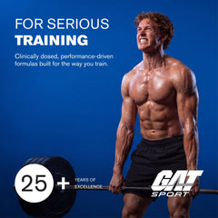 GAT SPORT Nitraflex Advanced Pre-Workout Powder – Green Apple, 30 Servings