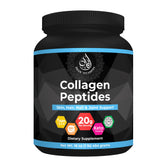 Front view of Iman Halal Collagen Peptides Powder 1 lb package