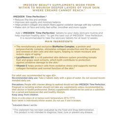 Front view of Imedeen Time Perfection 60 Count bottle