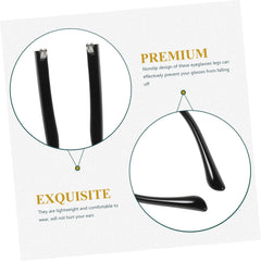Eyeglass arm replacement with brown finish