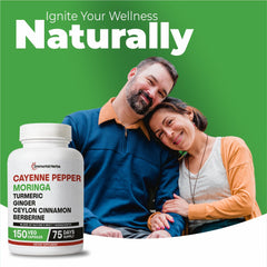 Pure berberine HCL with cinnamon extract capsule close-up