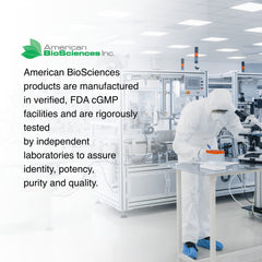 American BioSciences ImmPower Plus branding and packaging on white background