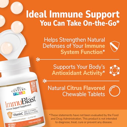 Immublast Citrus bottle side view