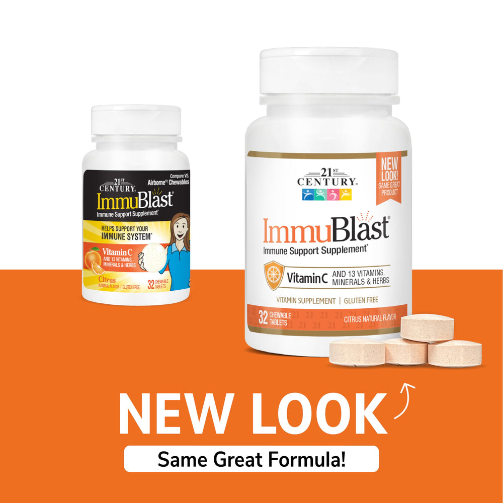 Close-up of Citrus flavored chewable tablets