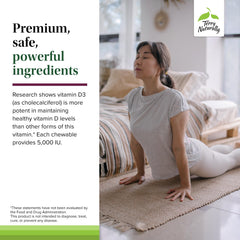 Allergen-friendly Vitamin D3 berry chewables for immune and brain health