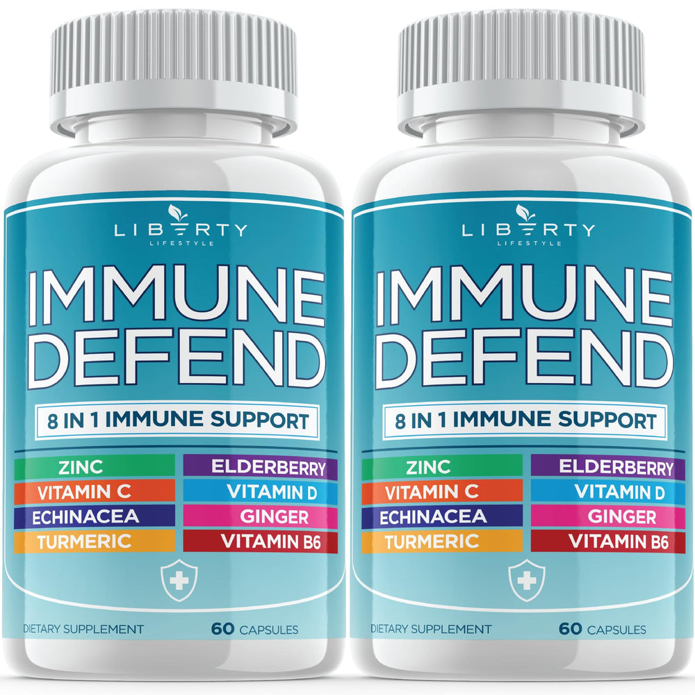 8 in 1 Immune Defense bottle on white background