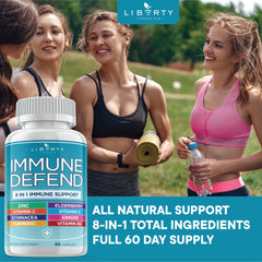 All-in-one immune support capsules ready to take