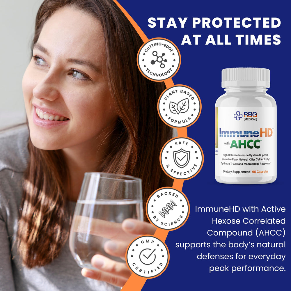 Close-up of AHCC 1500mg mushroom extract