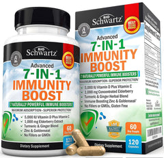 BioSchwartz Advanced 7-in-1 Immunity Boost bottle front