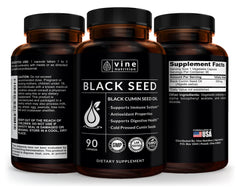 Immune support supplement with black seed oil