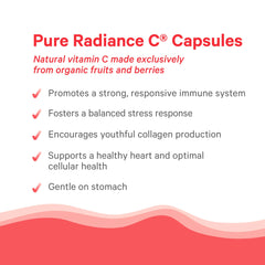 Immune support and collagen boost messaging for Pure Radiance C