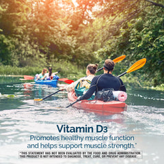 Vitamin D3 softgels for immune system support