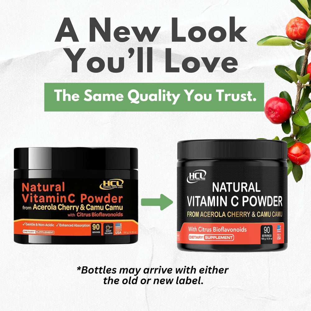Immune support with natural vitamin C powder