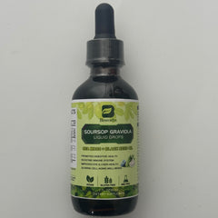 Illustration of immune support and energy boost from Soursop Bitters