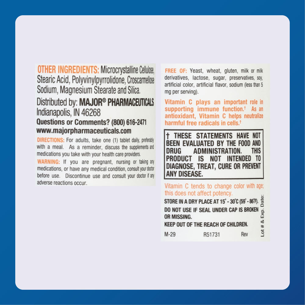Graphic illustrating immune support with Vitamin C
