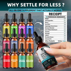 Liquid supplement for immune support and energy