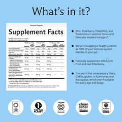 Serving scoop with Immune Support powder ready to mix