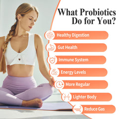 Probiotics illustrating immune support benefits