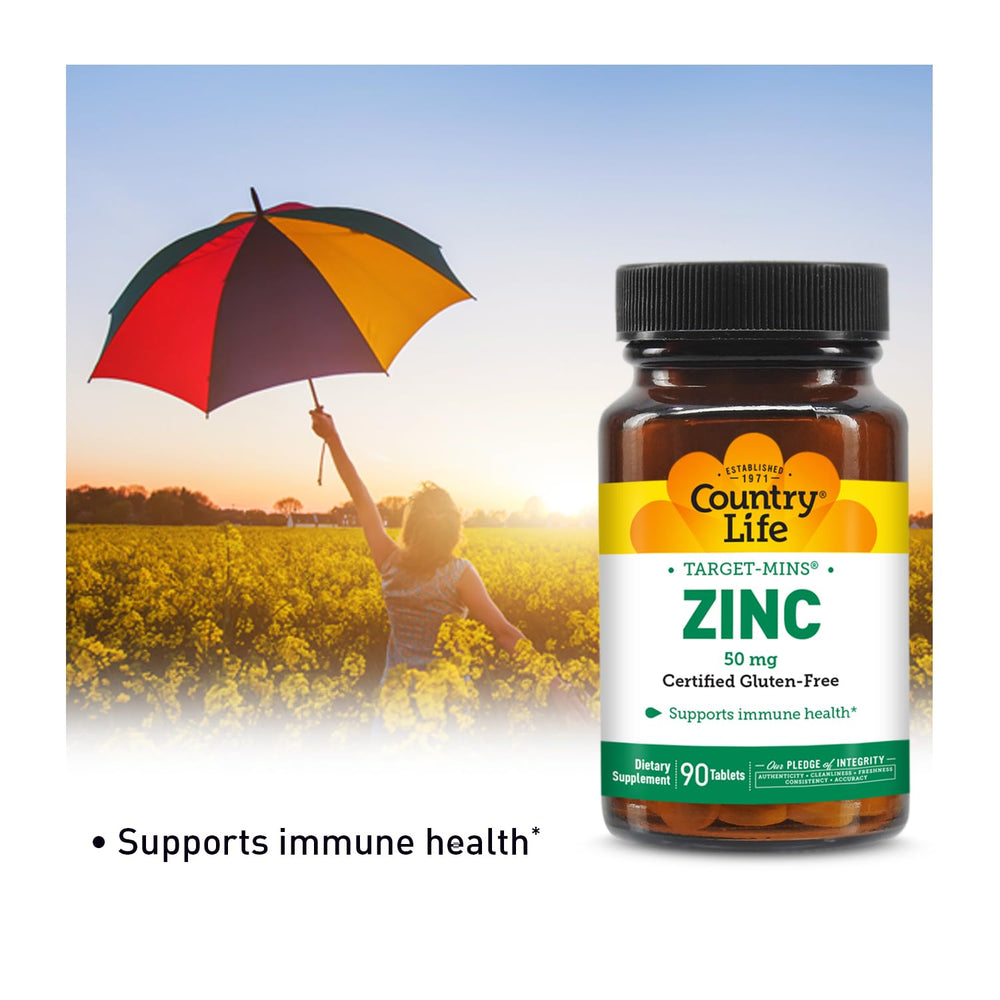 Graphic illustrating immune support from zinc supplement