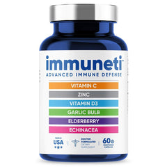 Immuneti Advanced Immune Defense bottle and packaging
